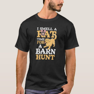 T-shirt Je Sens Un Rat Design Chasse À L'Écorce