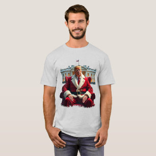 T-shirt Je serai à la maison pour Noël - Drôle de Père Noë