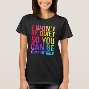 T-shirt Je serai calme pour être confortable Waterco