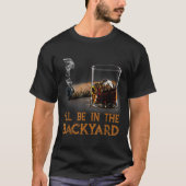 T-shirt Je serai dans le Jardin Bourbon Cigar (Devant)