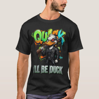 T-shirt Je serai un canard – Création de dessin animé de c
