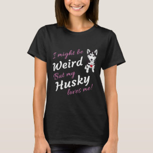 T-shirt Je Serais Peut-Être Étrange Mais Mon Épouse M'Aime