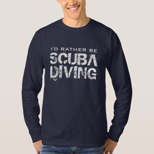 T-shirt Je serais plutôt chemise de plongée à l'air (Devant)
