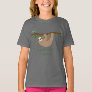 T-shirt Je serais plutôt en le Costa Rica, personnalisé