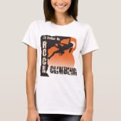 T-shirt Je serais plutôt roche montant des gallons (Devant)