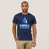 T-shirt Je serais plutôt Waterboarding (Devant entier)