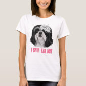 T-shirt Je shih tzu non (Devant)