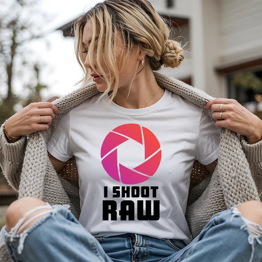T-shirt Je Shoote en Raw