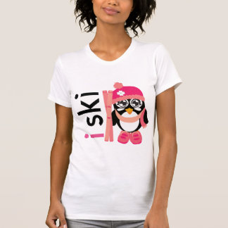 T-shirt Je skie pingouin