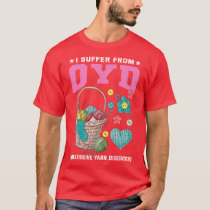 T-shirt Je souffre de l'OCD Obsessive fil Trouble
