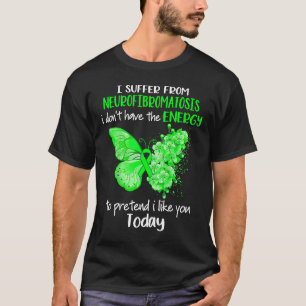 T-shirt Je Souffre Du Papillon De Sensibilisation À La Neu