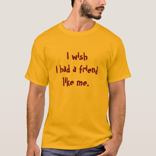 T-shirt Je souhaite (Devant)