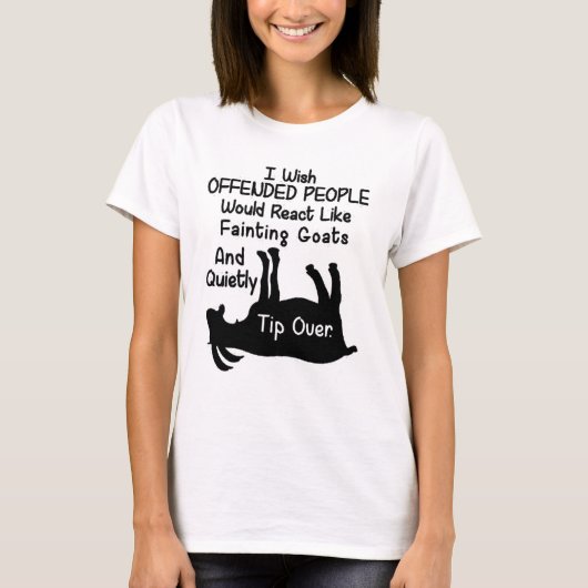 T-shirt Je Souhaite Offenser Les Gens (Devant)