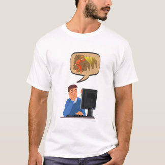 T-shirt Je Souhaite que Je Sois en Spéléologie - Cadeau Dr