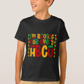 T-shirt Je soutiens chaque collège noir historique Hbcu