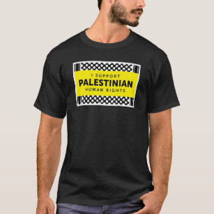 T-shirt Je soutiens la chemise palestinienne de droits de
