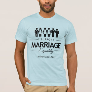 T-SHIRT JE SOUTIENS LA DÉCISION DE JUSTICE SUR L'ÉGALITÉ D