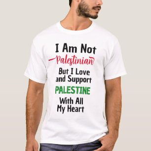 T-shirt Je soutiens la Palestine