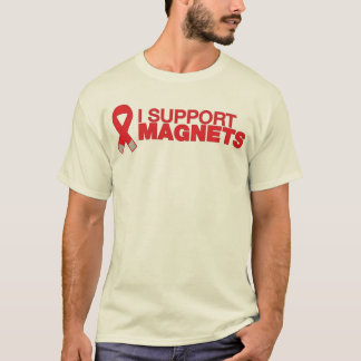T-shirt Je soutiens le magnet