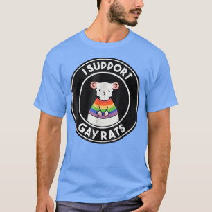 T-shirt Je soutiens les Rats Gay Mariage de la fierté célé