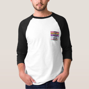 T-shirt Je soutiens Lesbienne Gay Bisexuel Trans Panne Ase