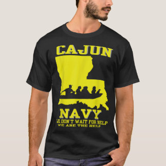T-shirt Je soutiens Louisiana Search et Secourt CAJUN NAVY