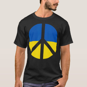 T-shirt Je Soutiens L'Ukraine À La Fla Ukrainienne