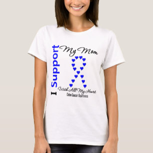 T-shirt Je soutiens mon cancer du colon de maman