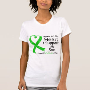 T-shirt Je soutiens mon fils tout mon coeur