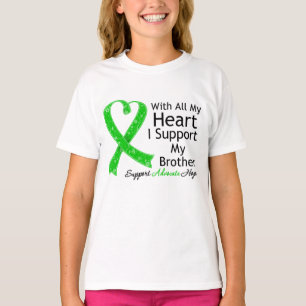 T-shirt Je soutiens mon frère de tout mon coeur