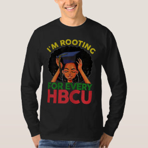 T-shirt Je soutiens pour chaque costume de diplôme HBCU