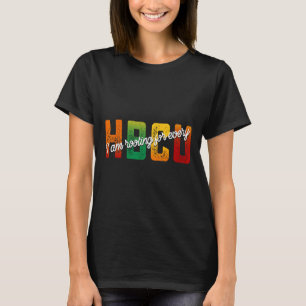 T-shirt Je soutiens pour chaque Hbcu Mois d'Histoire Noire