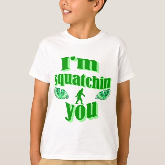 T-shirt Je squatching vous (Devant)