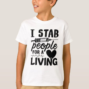 T-shirt Je Stab Personnes Pour Une Dialyse Vivante Infirmi