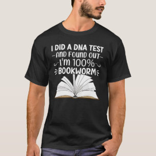 T-shirt Je suis 100 Bookworm Book Reader Lecture graphique