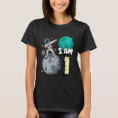 T-shirt Je suis 1 astronaute spatiale Kid Moon Walker 1er (Devant)