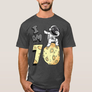 T-shirt Je suis 1 astronaute spatiale Kid Moon Walker 1er 