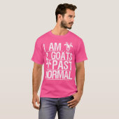 T-shirt Je Suis 2 Chèvres Passé Normal Animaux De Compagni (Devant entier)