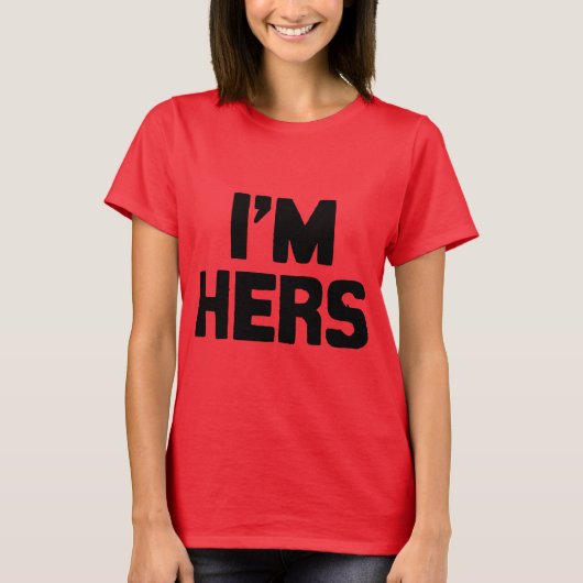 T-SHIRT JE SUIS À ELLE (Devant)