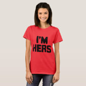 T-SHIRT JE SUIS À ELLE (Devant entier)