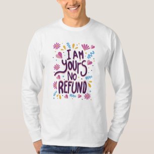 T-shirt Je suis à vous sans remboursement