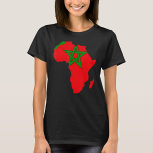 T-shirt Je Suis Africain Et Fière Du Maroc