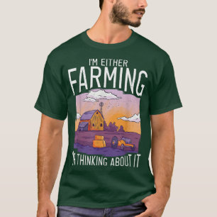 T-shirt Je suis Agriculture ou y pense Agricole Lover