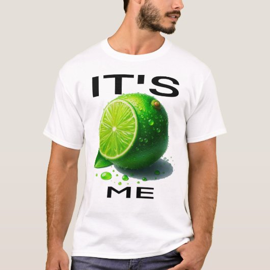 T-shirt je suis aigre comme la chaux ou le citron (Devant)