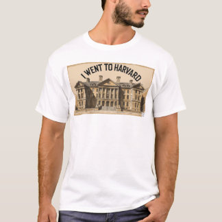 T-shirt Je suis allé à Harvard Sepia
