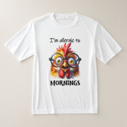 T-shirt Je suis allergique aux matins !