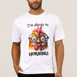 T-shirt Je suis allergique aux matins !