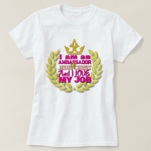 T-shirt Je Suis Ambassadeur De Jésus Christ Christian T-Sh