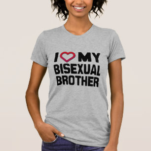 T-SHIRT JE SUIS AMOUREUX DE MON FRÈRE BISEXUEL -