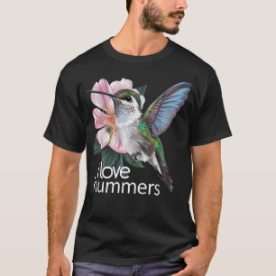 T-shirt Je suis amoureux des colibris